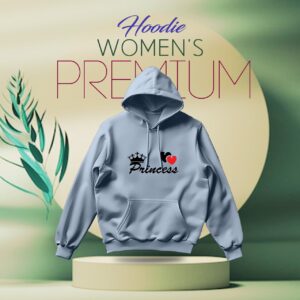 Premium Comfortable (Princess-Sky) Ladies winter hoodie