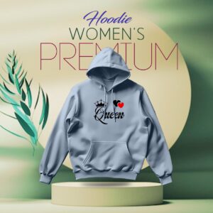 Premium Comfortable (Queen-Sky) Ladies winter hoodie