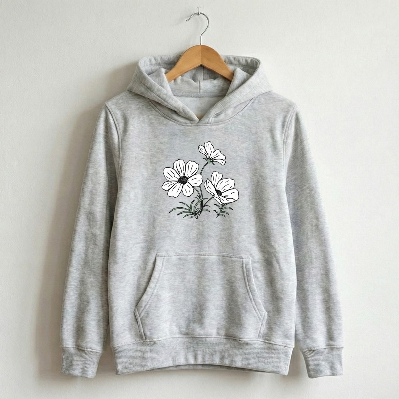 Premium Comfortable Printed Ladies Winter Hoodie