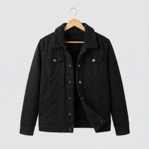 Premium Denim Sherpa Lined Jacket
