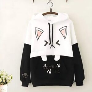 Ladies hoodie Fleece febric